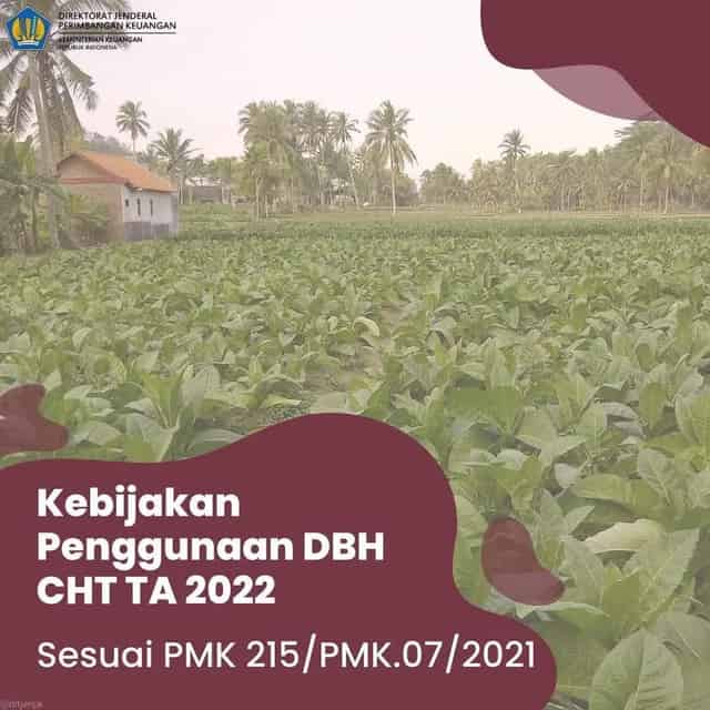 215/PMK.07/2021Penggunaan, Pemantauan, dan Evaluasi Dana Bagi Hasil Cukai Hasil Tembakau