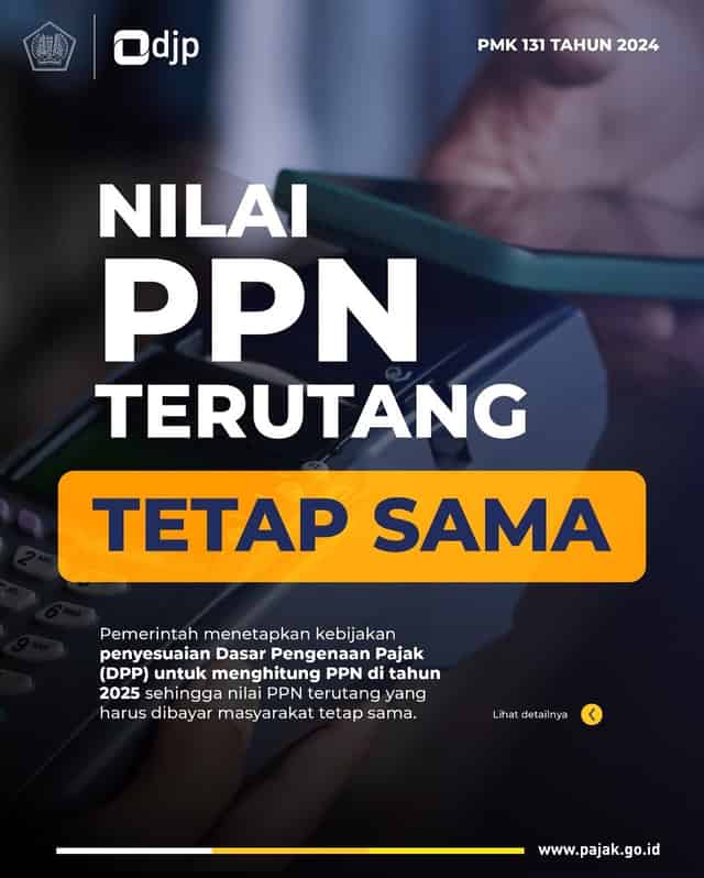 PMK 131 TAHUN 2024Perlakuan Pajak Pertambahan Nilai atas Impor Barang Kena Pajak, Penyerahan Barang Kena Pajak, Penyerahan Jasa Kena Pajak, Pemanfaatan Barang Kena Pajak Tidak Berwujud dari Luar Daerah Pabean di Dalam Daerah Pabean, dan Pemanfaatan Jasa Kena Pajak dari Luar Daerah Pabean di Dalam Daerah Pabean