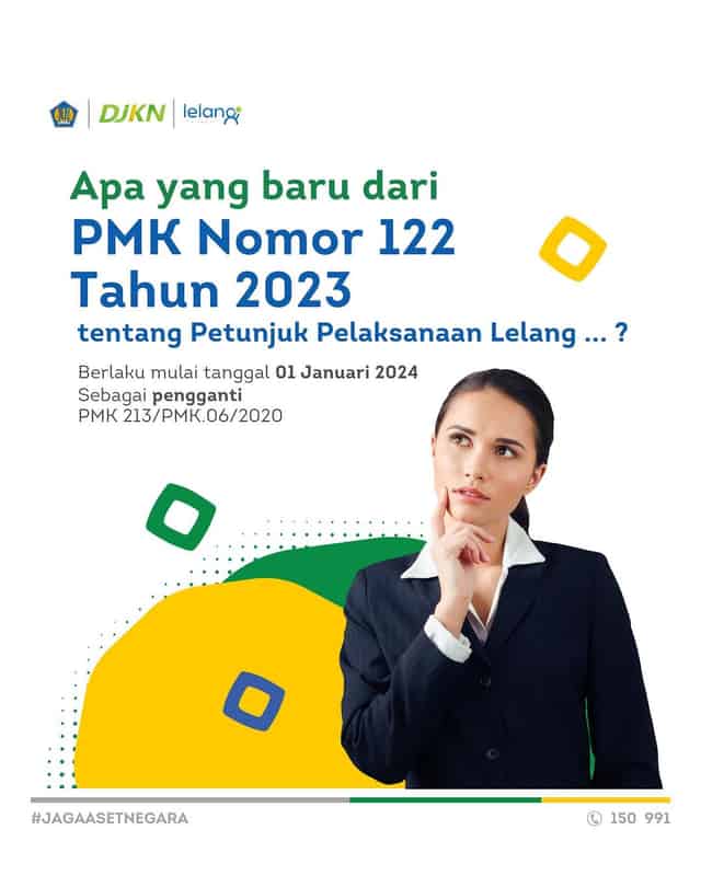 PMK 122 TAHUN 2023Petunjuk Pelaksanaan Lelang