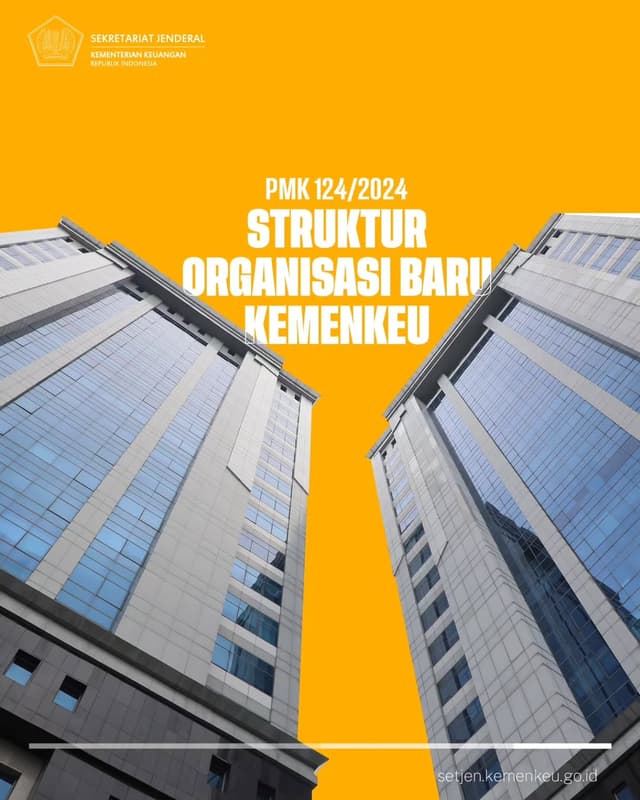 PMK 124 TAHUN 2024 Organisasi dan Tata Kerja Kementerian Keuangan